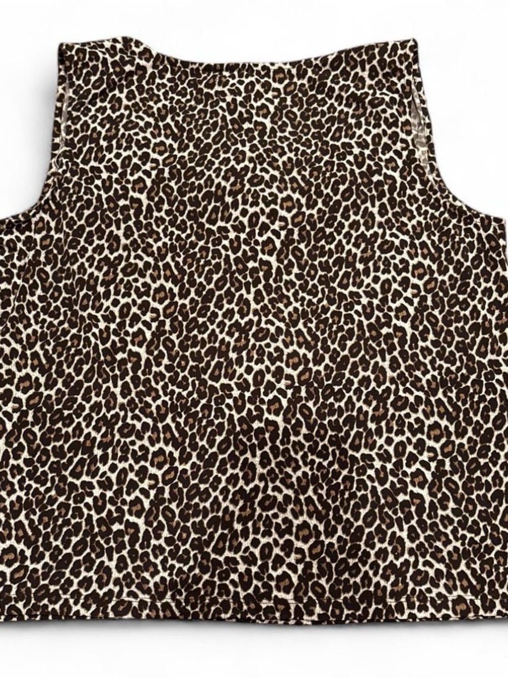 Charter Club Leopard Print Blouse in Brown and Cream - Picture 3 of 3